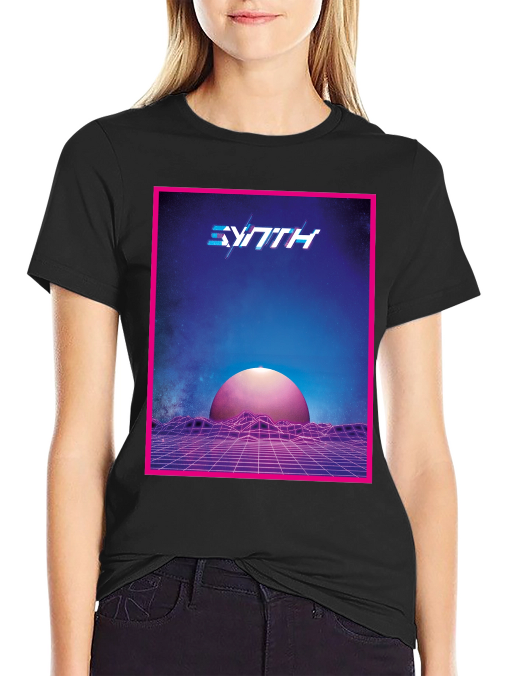 Synthwave Retro T-Shirt - 80s Style Graphic Tee