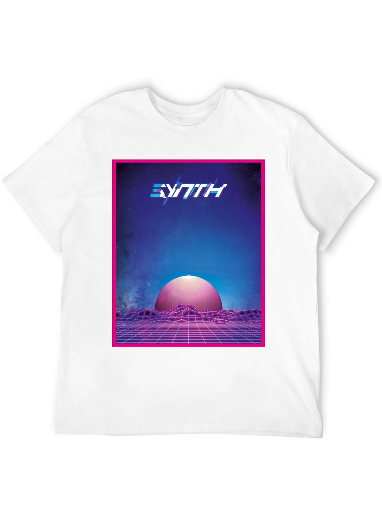 Synthwave Retro T-Shirt - 80s Style Graphic Tee