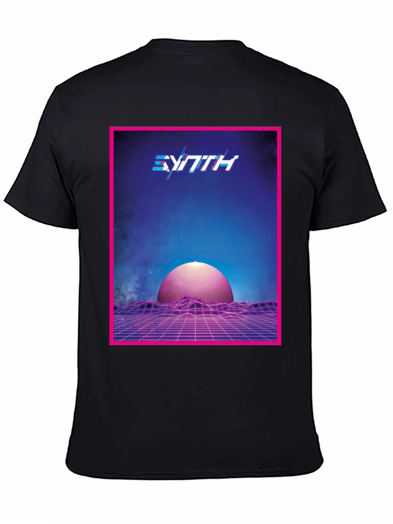 Synthwave Retro T-Shirt - 80s Style Graphic Tee