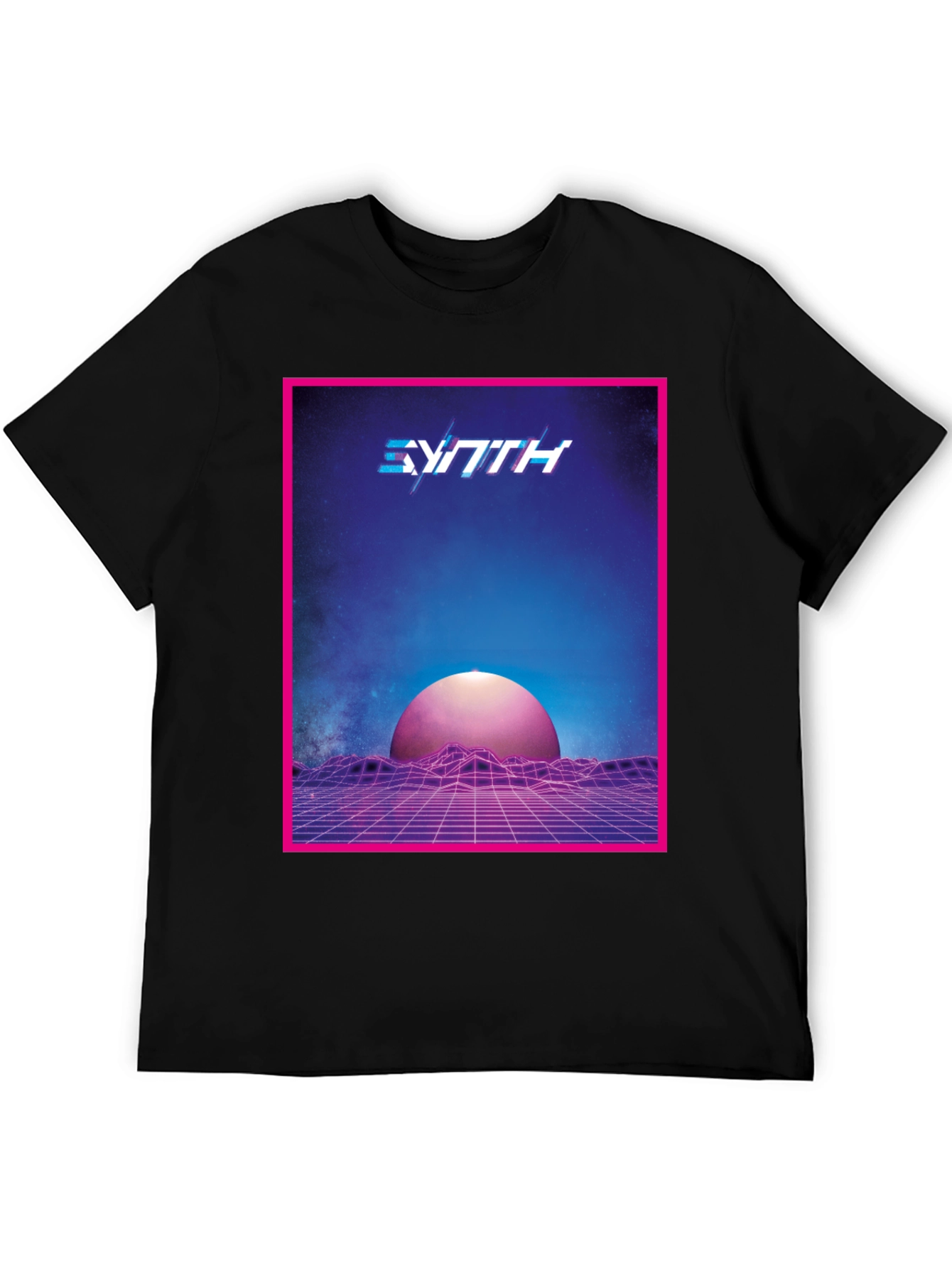 Synthwave Retro T-Shirt - 80s Style Graphic Tee
