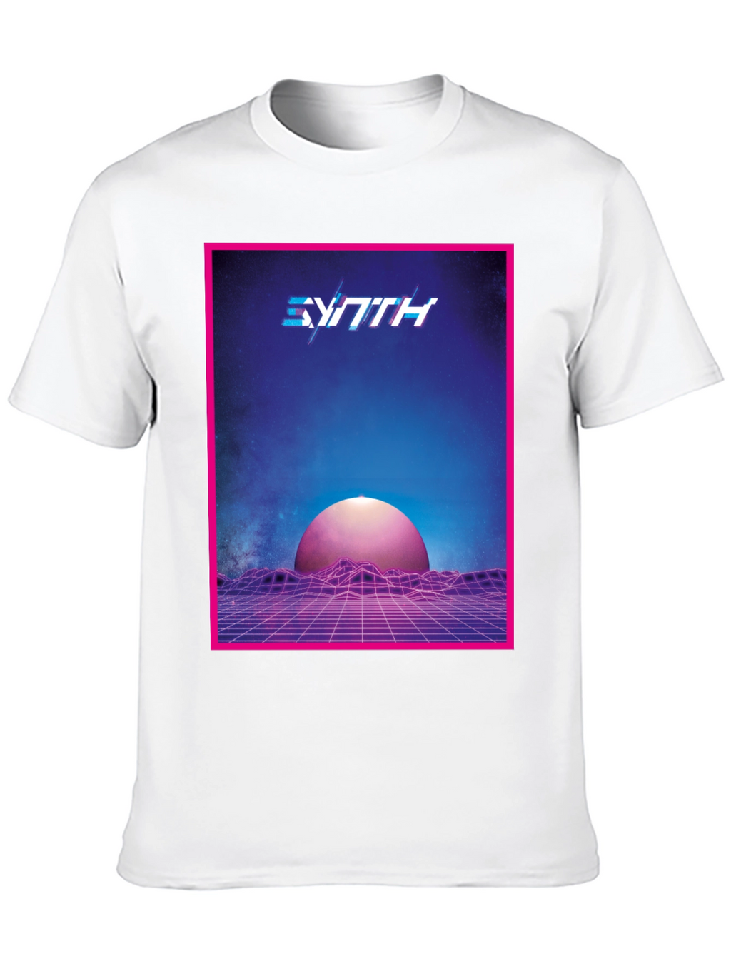 Synthwave Retro T-Shirt - 80s Style Graphic Tee