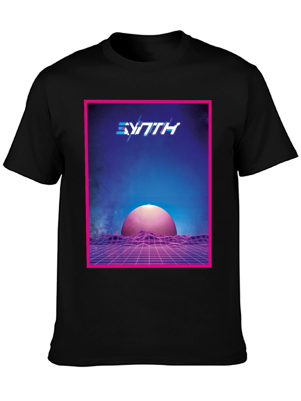 Synthwave Retro T-Shirt - 80s Style Graphic Tee