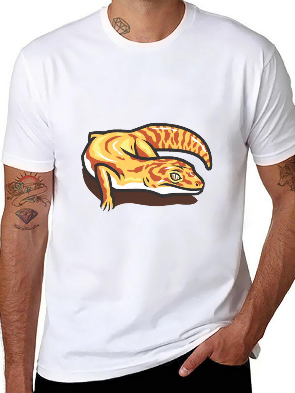 Gecko Graphic Tee - Stylish Reptile Lover T-Shirt