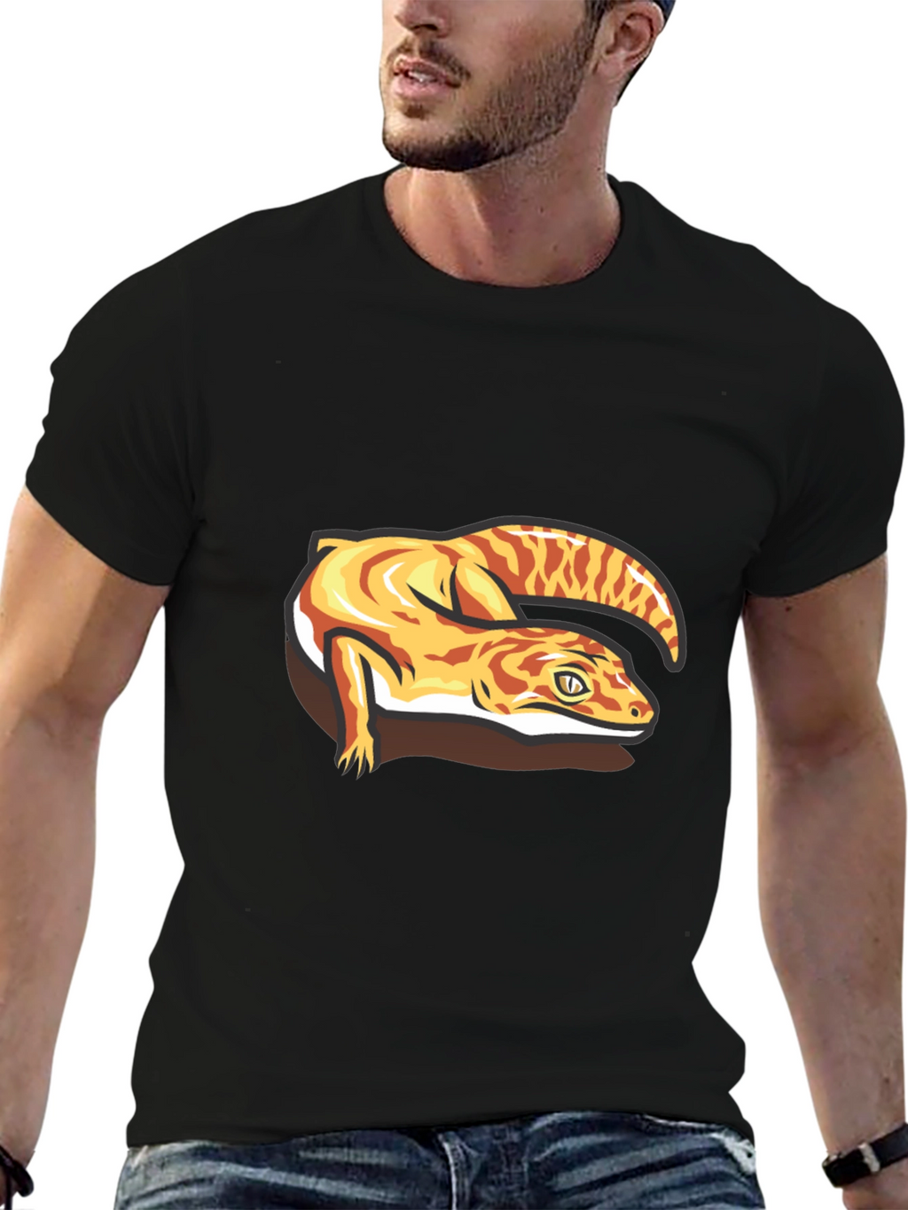 Gecko Graphic Tee - Stylish Reptile Lover T-Shirt