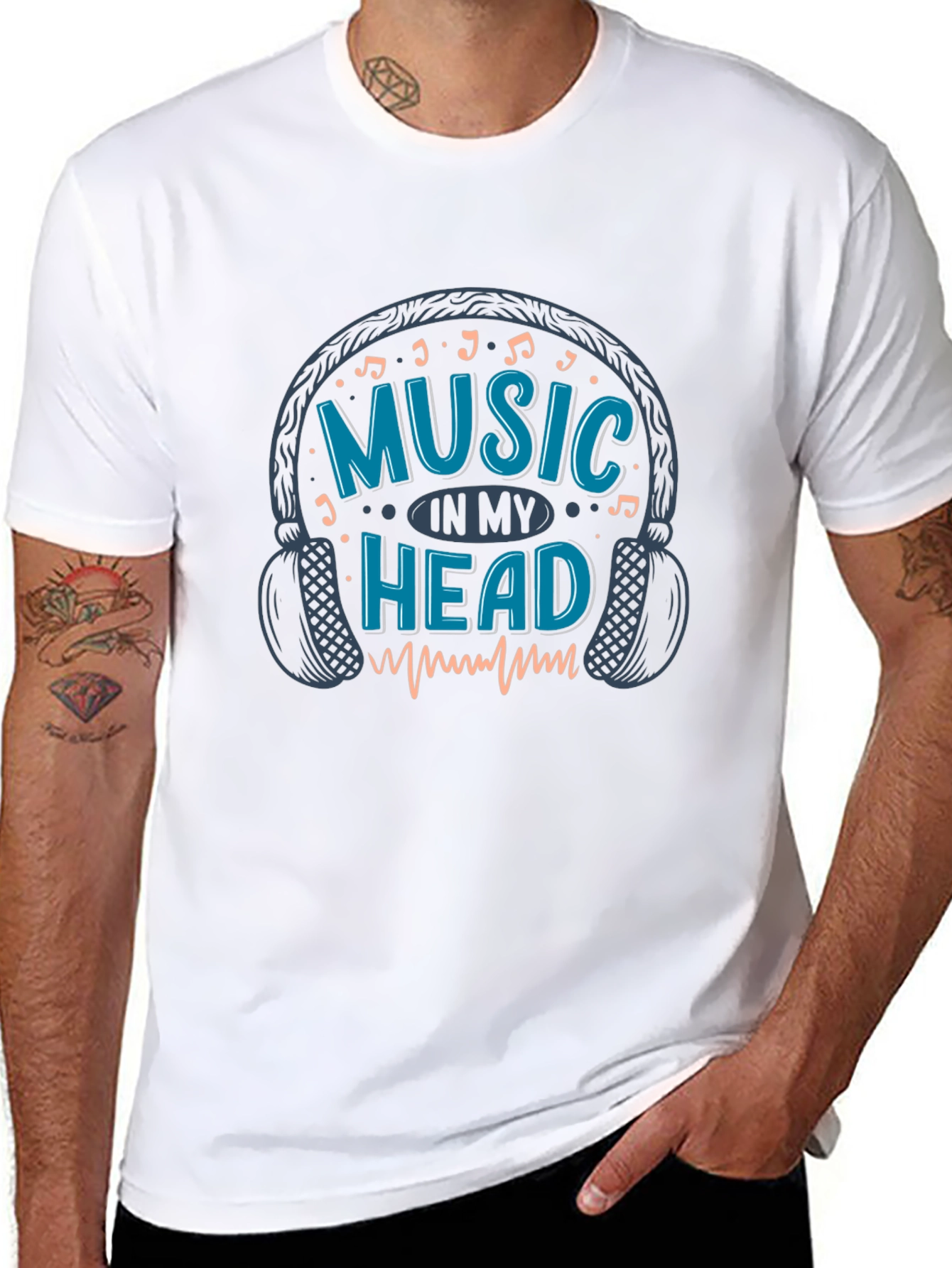 Music in My Head Graphic Tee