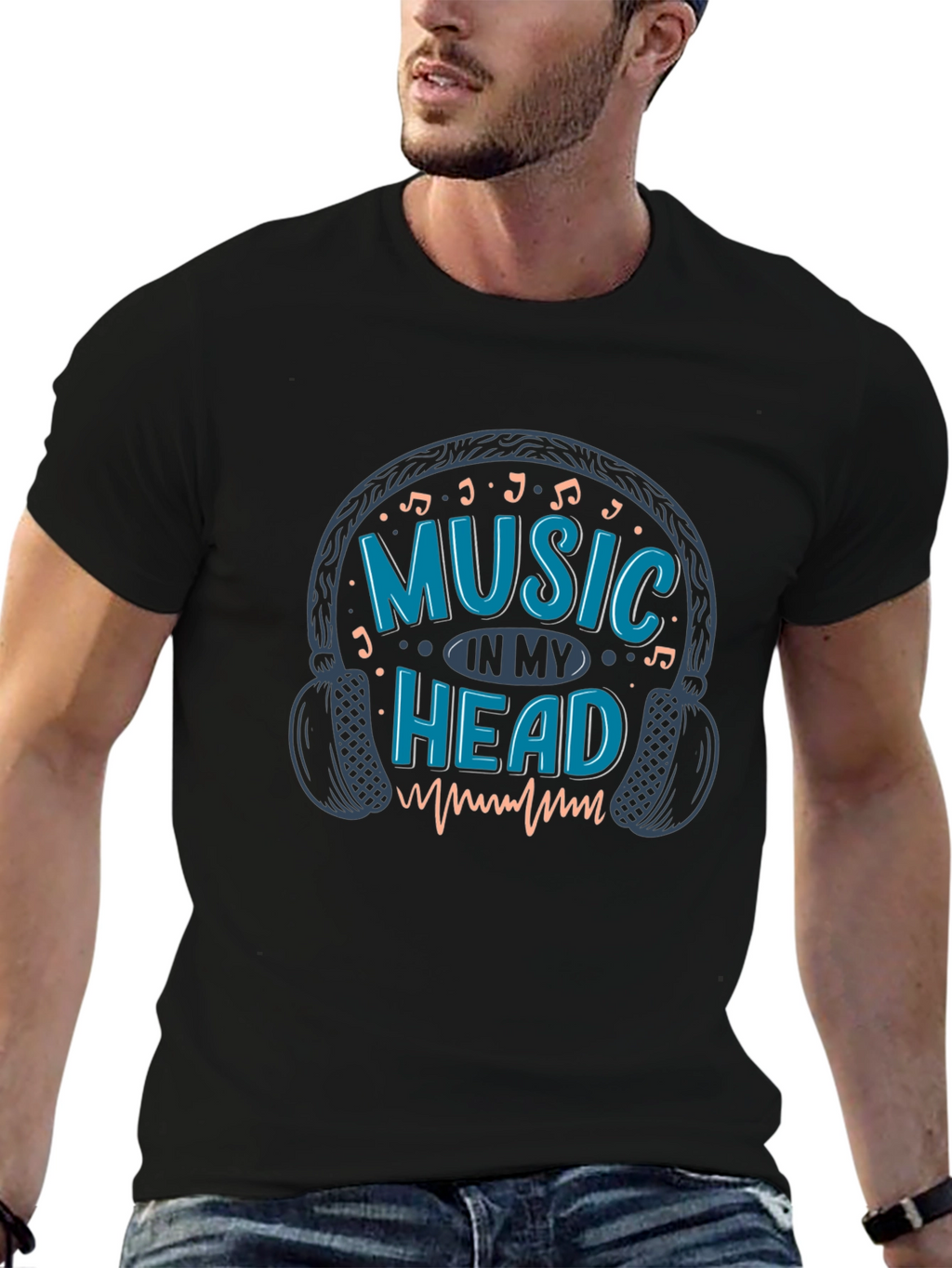 Music in My Head Graphic Tee