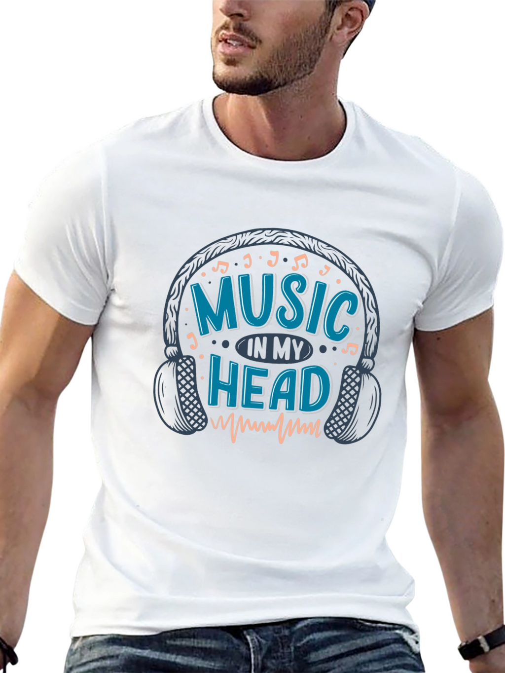Music in My Head Graphic Tee