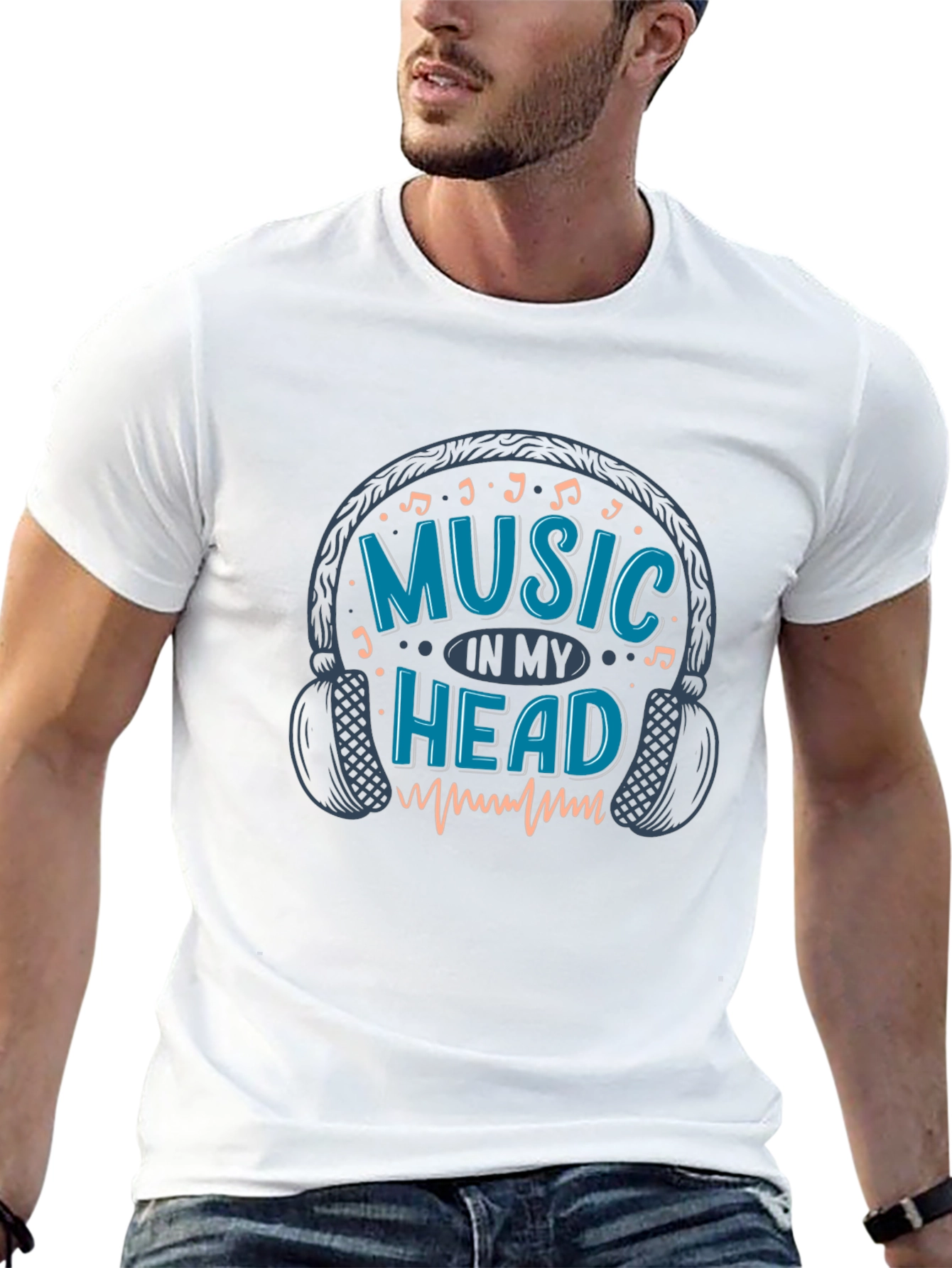Music in My Head Graphic Tee