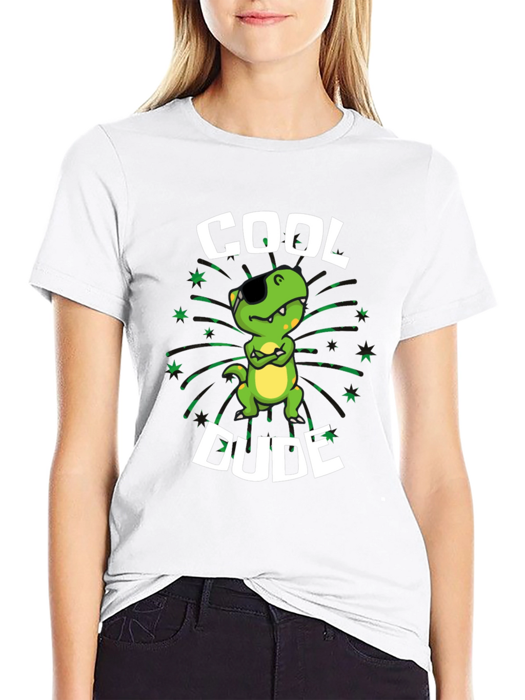 Cool Dude T-Shirt - Dinosaur Graphic