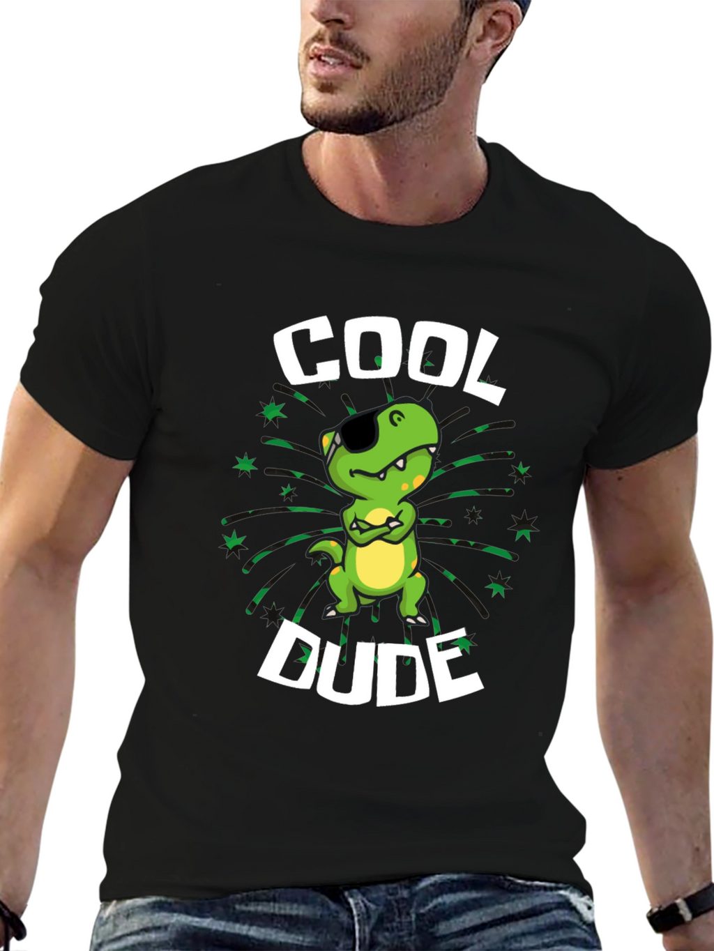 Cool Dude T-Shirt - Dinosaur Graphic