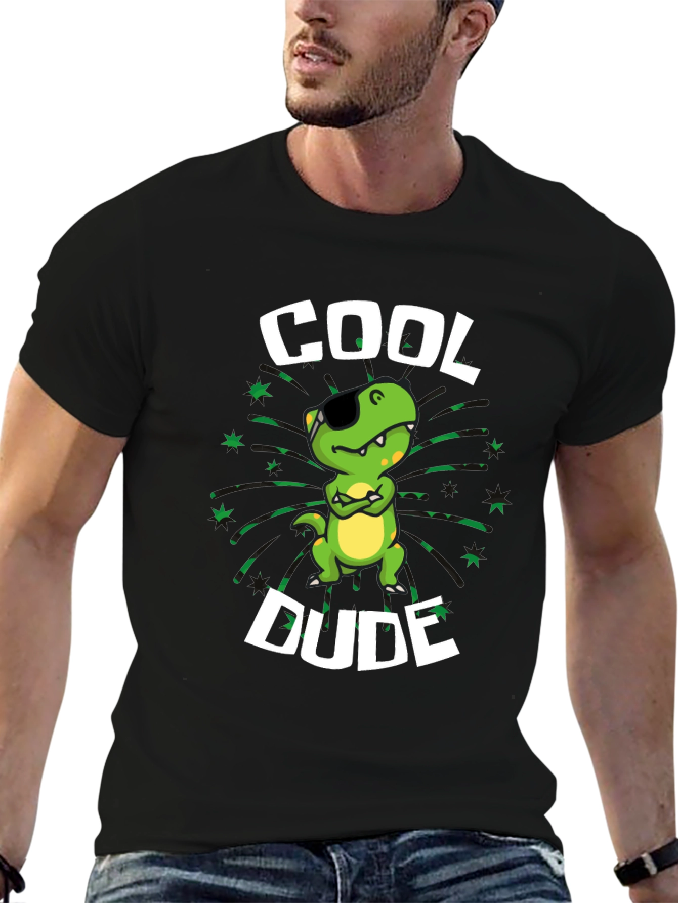 Cool Dude T-Shirt - Dinosaur Graphic