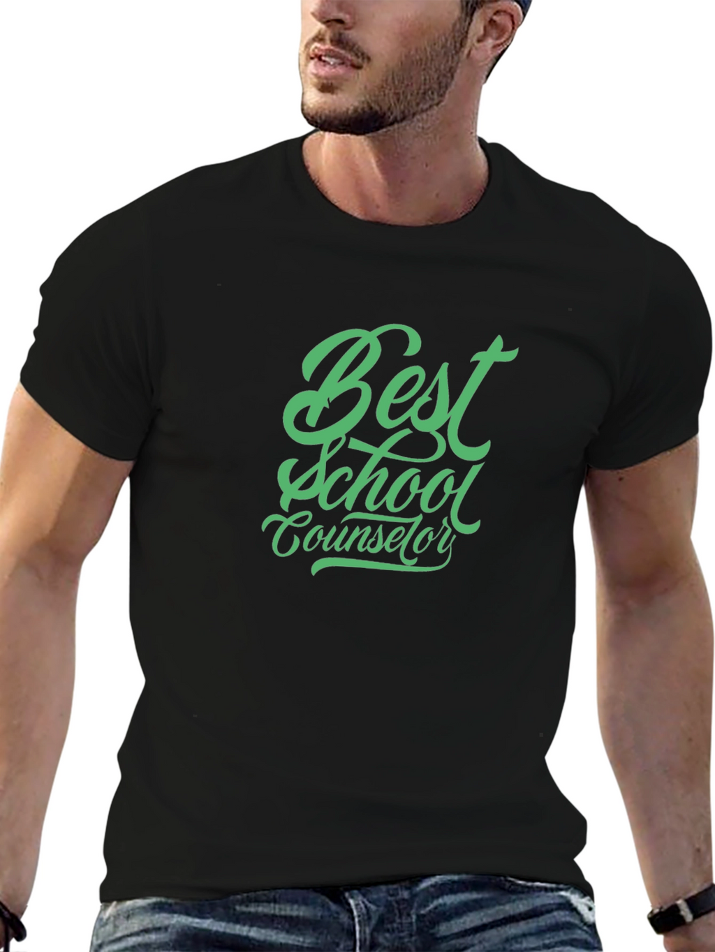 Best School Counselor T-Shirt - Unisex Black Tee
