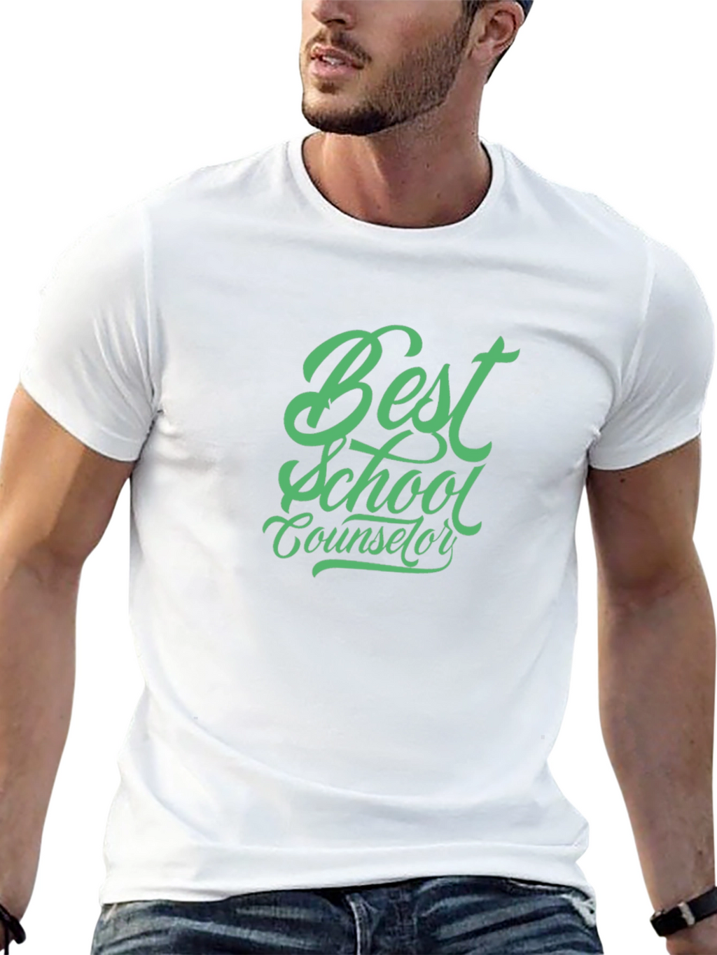 Best School Counselor T-Shirt - Unisex Black Tee