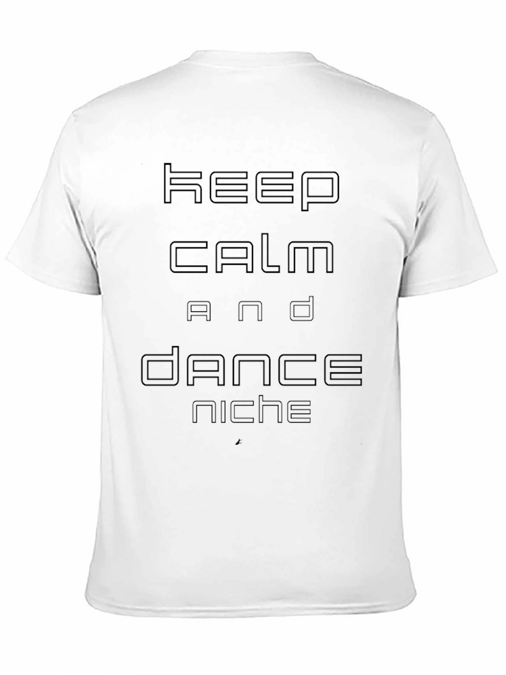 Keep Calm and Dance Niche Black T-Shirt