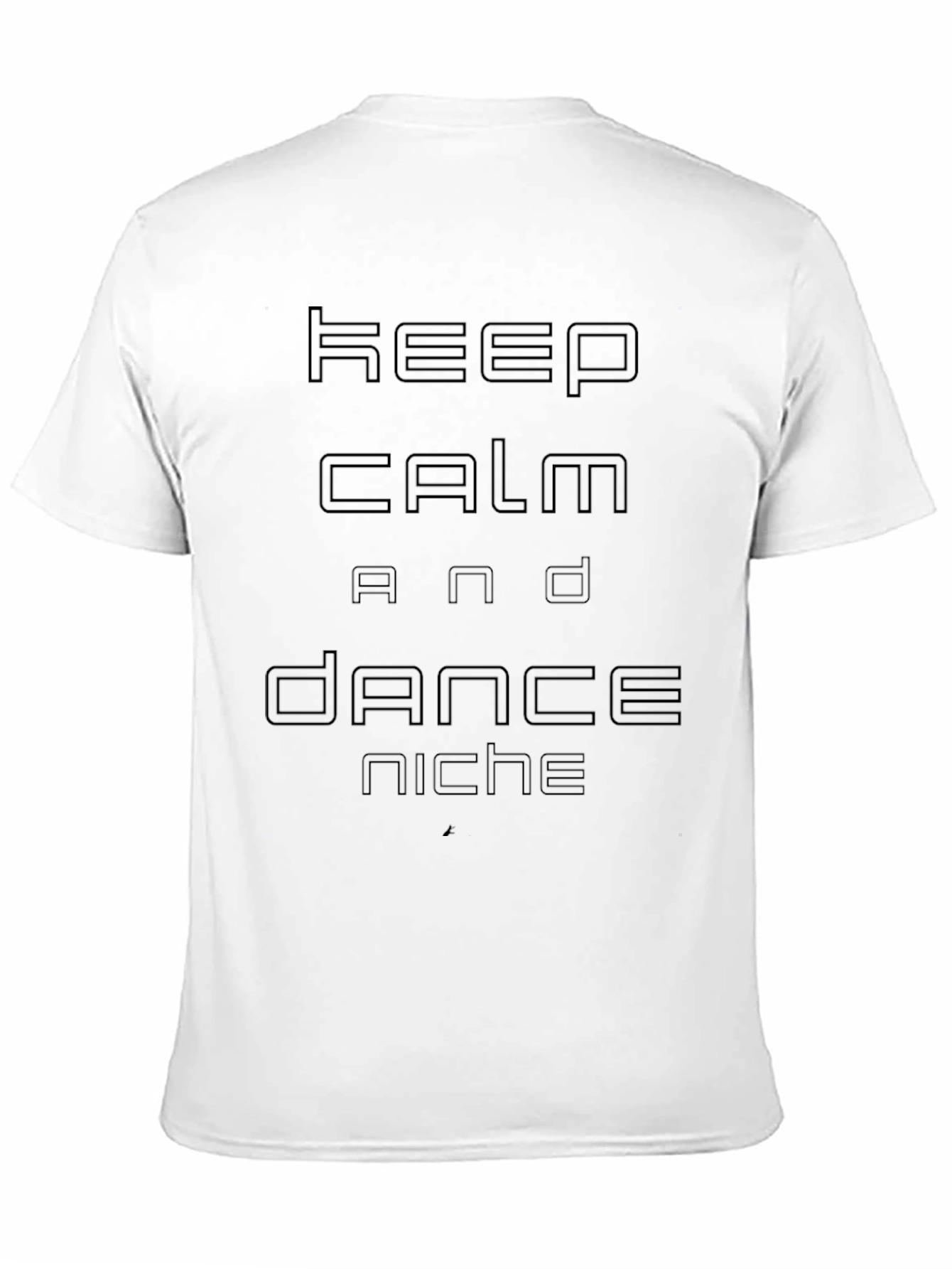 Keep Calm and Dance Niche Black T-Shirt