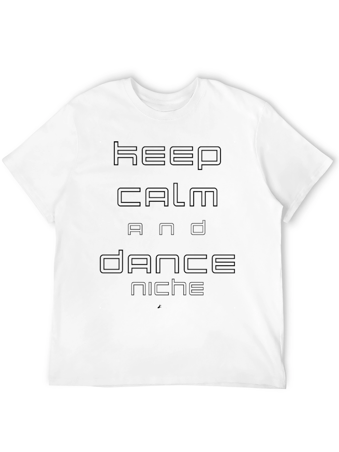 Keep Calm and Dance Niche Black T-Shirt