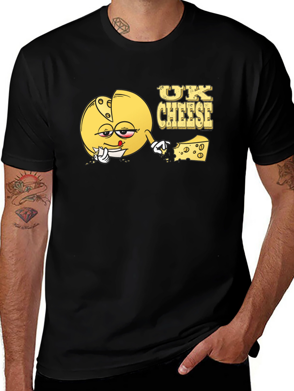 UK Cheese T-Shirt - Funny Stoner Tee