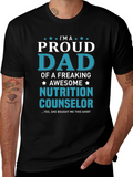 Proud Dad of Nutrition Counselor T-Shirt