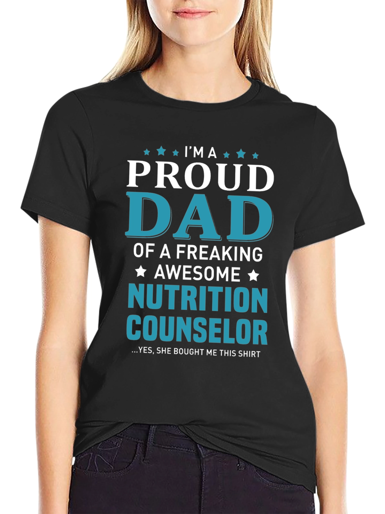Proud Dad of Nutrition Counselor T-Shirt