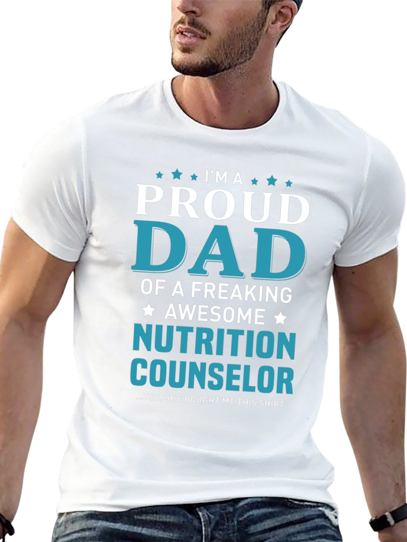 Proud Dad of Nutrition Counselor T-Shirt