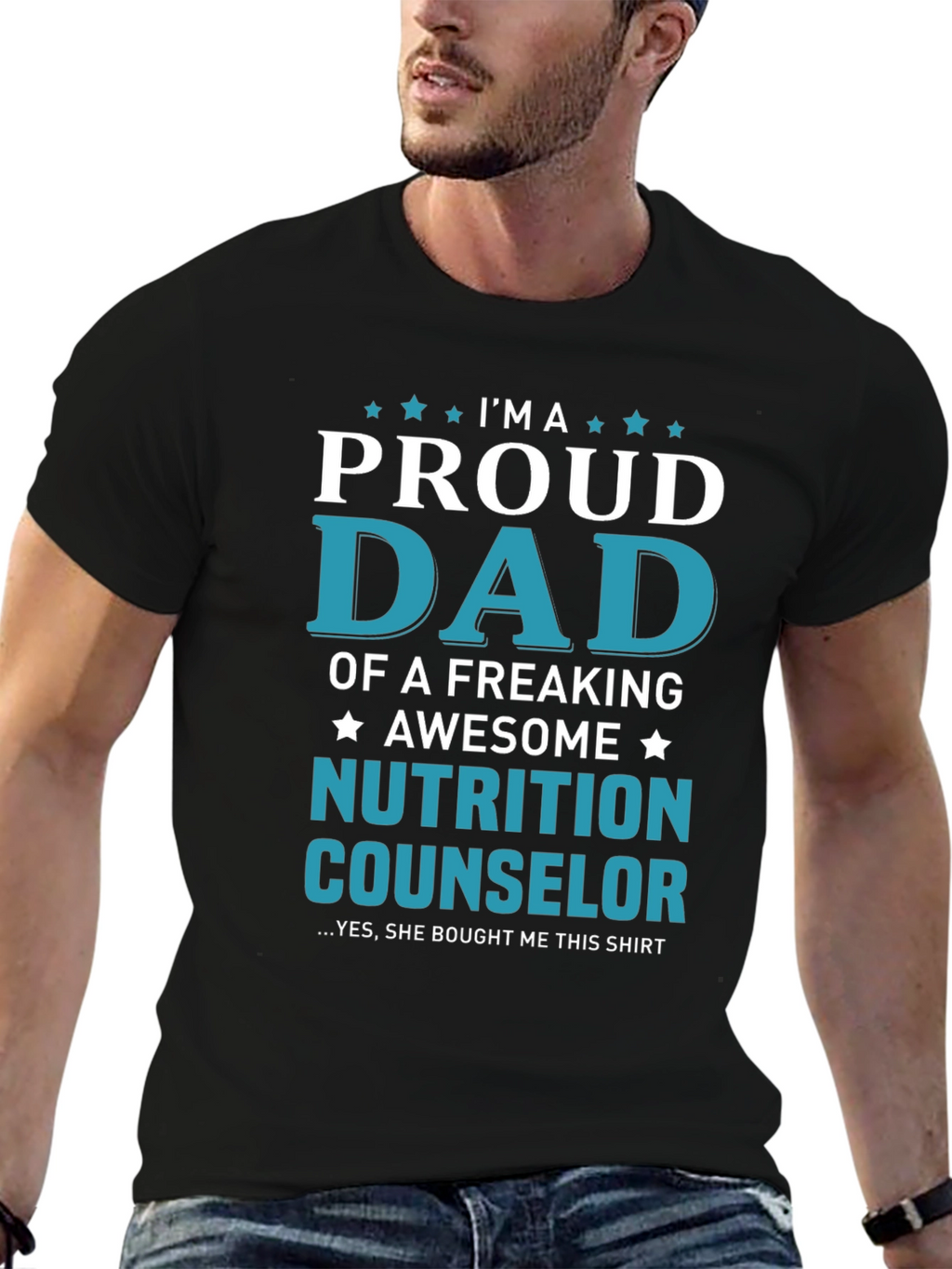 Proud Dad of Nutrition Counselor T-Shirt