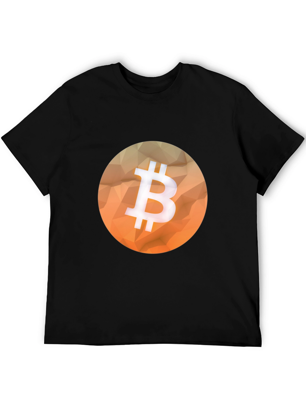 Bitcoin Graphic Tee - Black Cotton Crypto Shirt