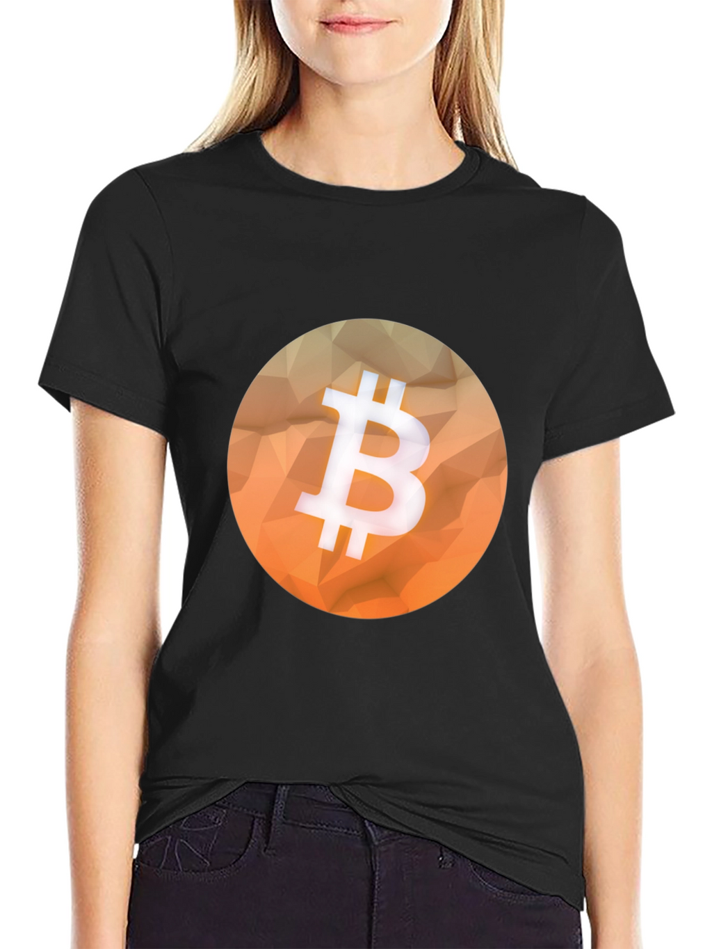 Bitcoin Graphic Tee - Black Cotton Crypto Shirt