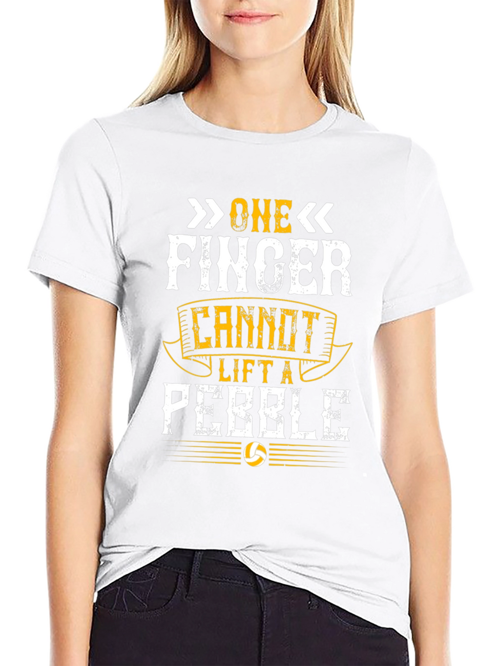 One Finger Volleyball T-Shirt