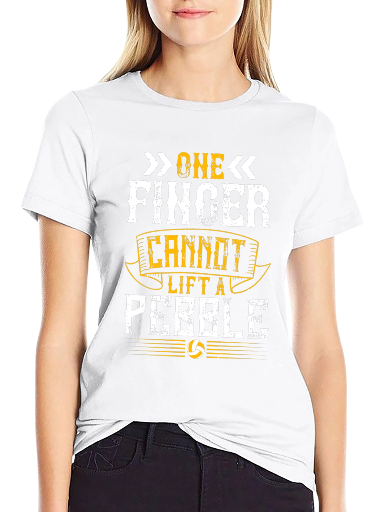 One Finger Volleyball T-Shirt