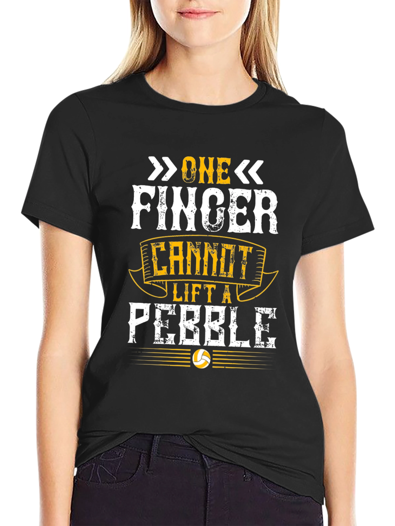 One Finger Volleyball T-Shirt