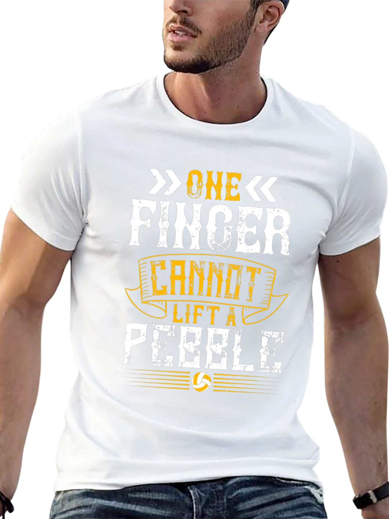 One Finger Volleyball T-Shirt