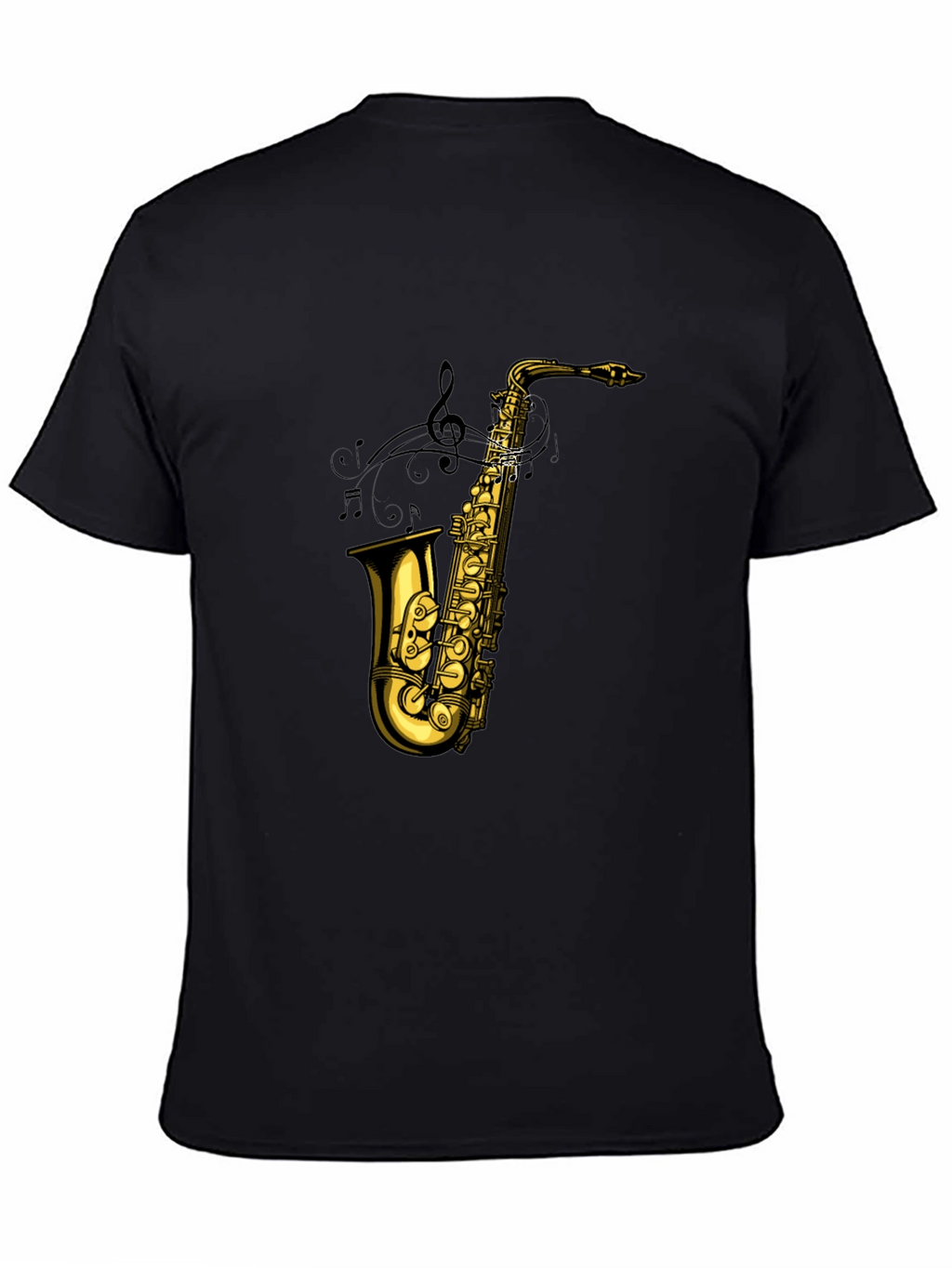 Saxophone Graphic Tee - Musical Instrument T-Shirt