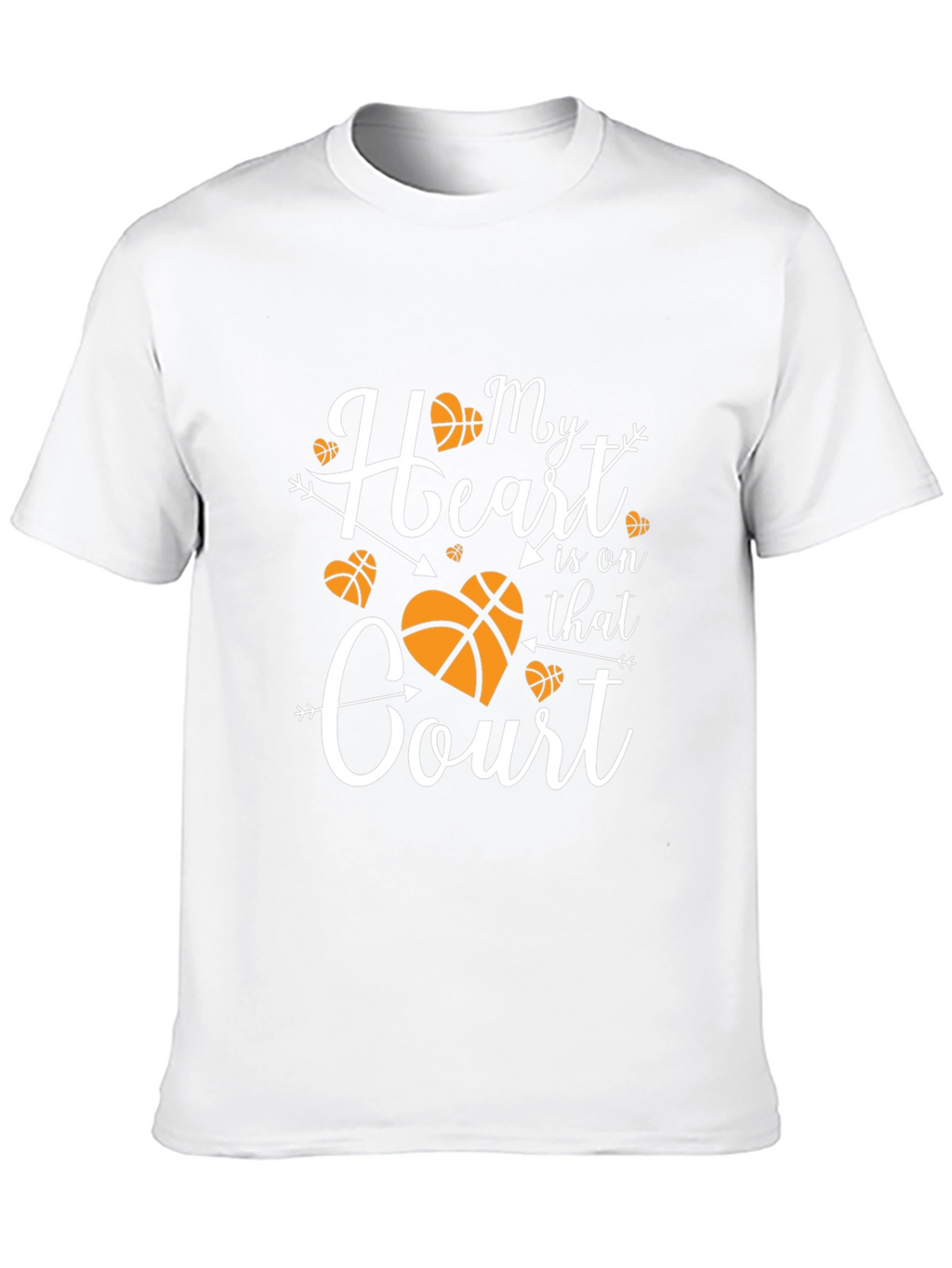 Basketball Mom Heart T-Shirt