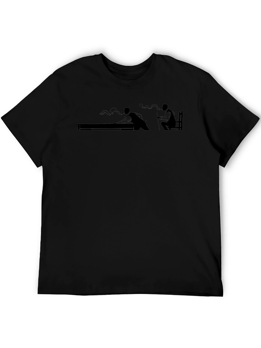 Billiards Graphic Tee - Mens Black T-Shirt