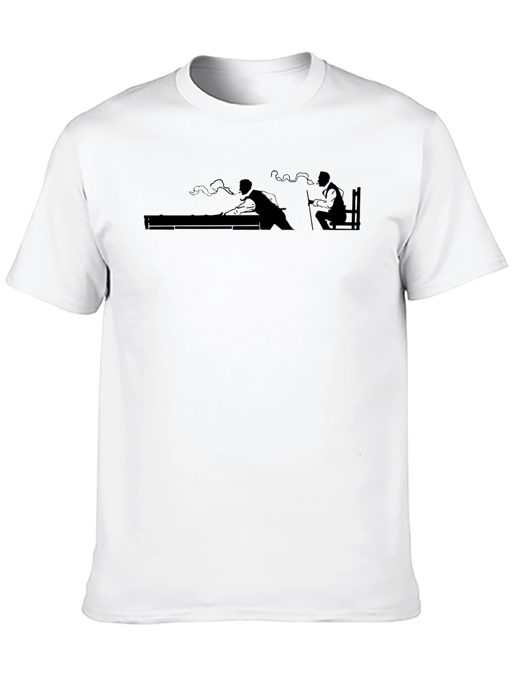 Billiards Graphic Tee - Mens Black T-Shirt