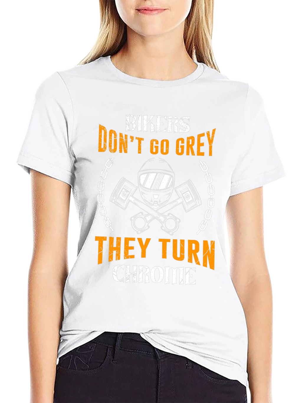 Bikers Dont Go Grey T-Shirt