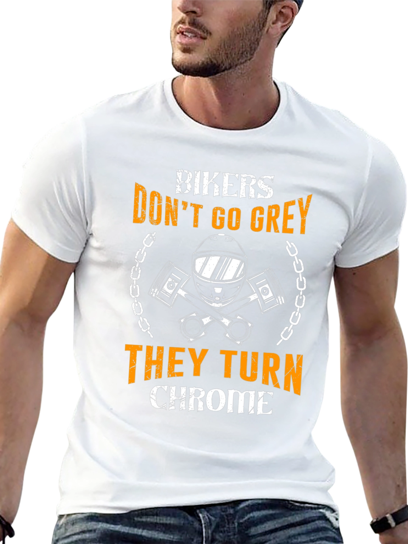 Bikers Dont Go Grey T-Shirt