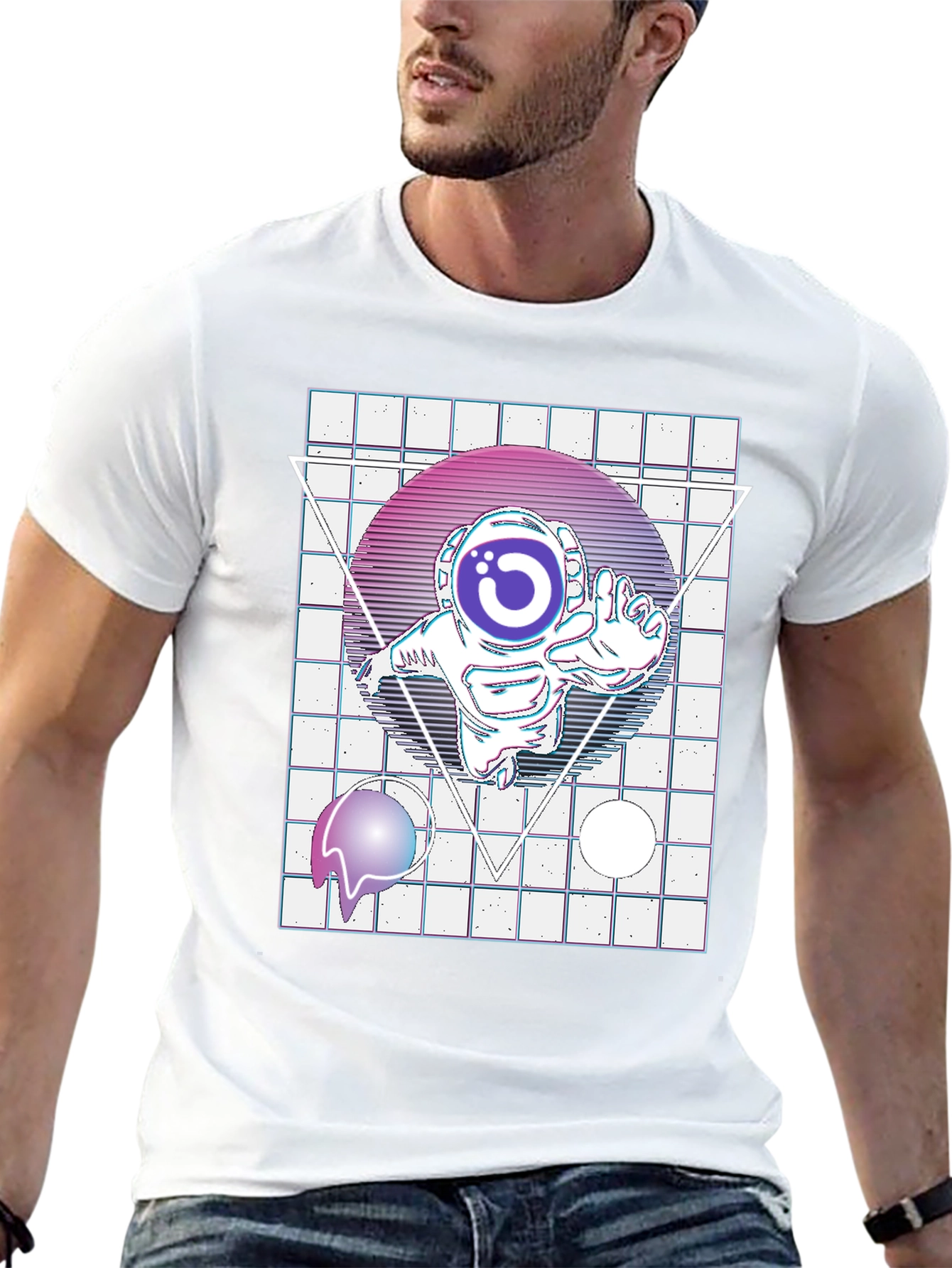 Retro Space Astronaut T-Shirt