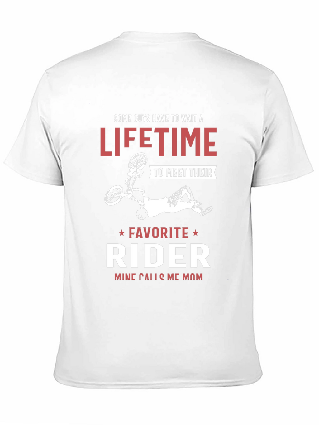 Moms Favorite Rider Black Graphic Tee