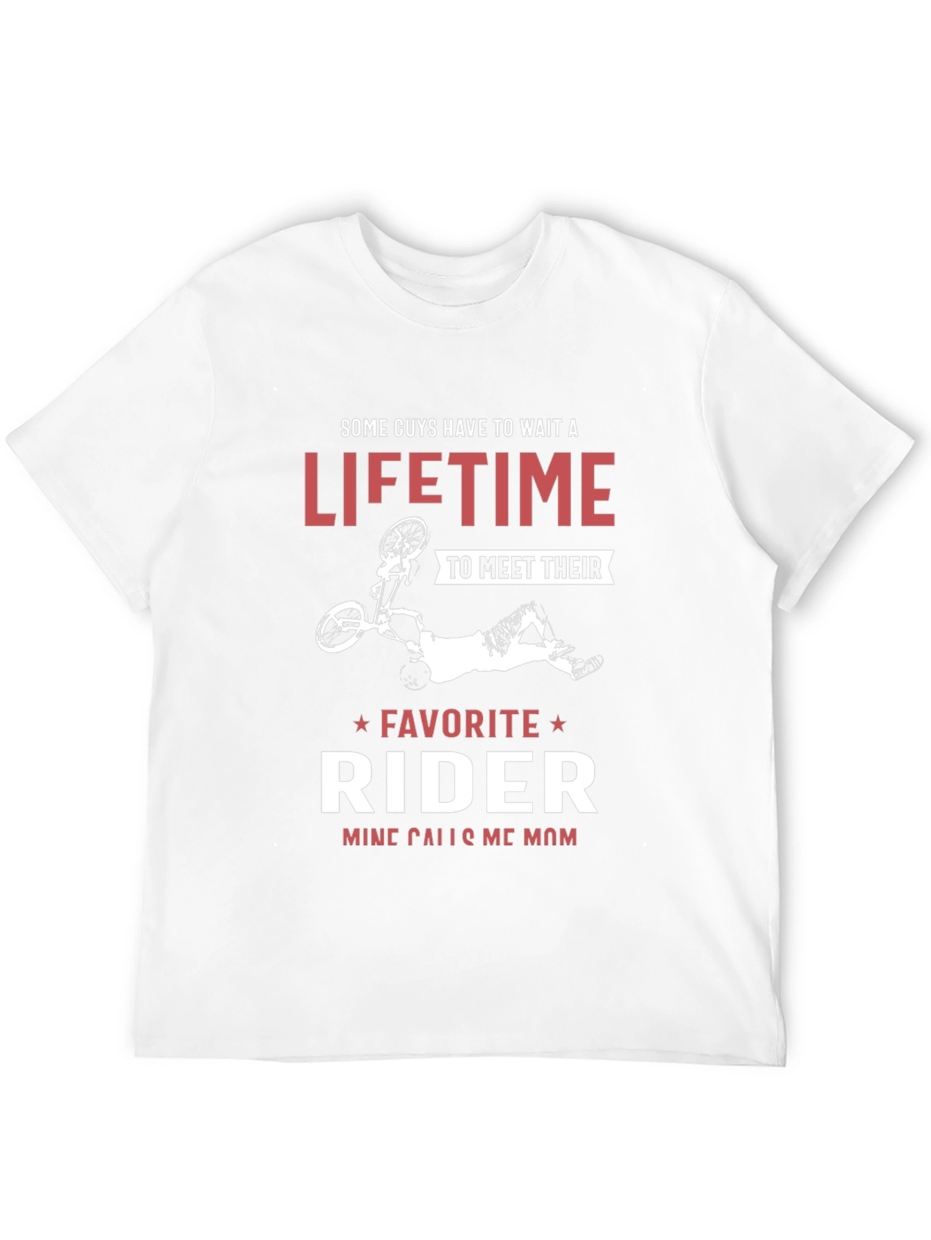Moms Favorite Rider Black Graphic Tee
