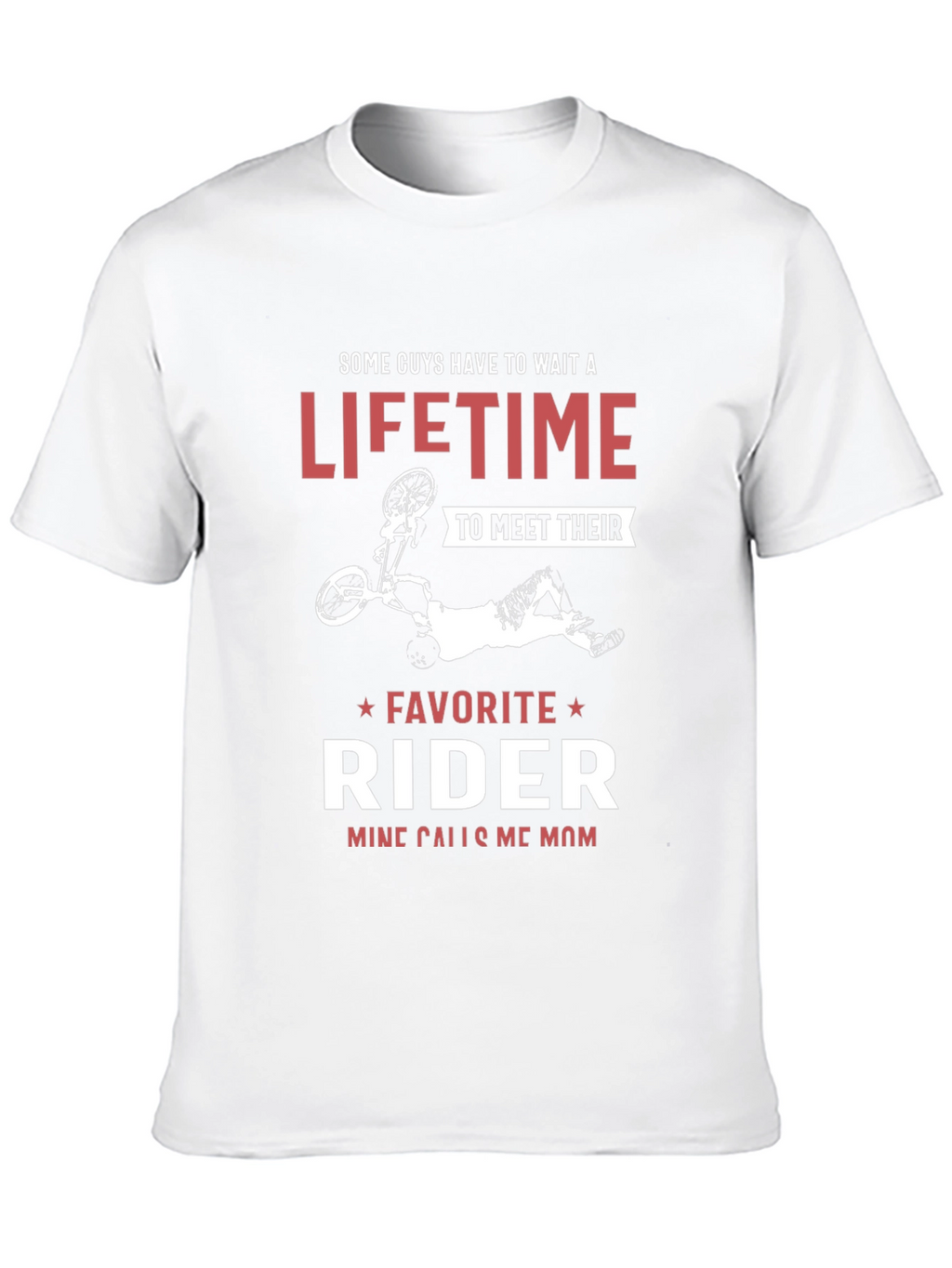 Moms Favorite Rider Black Graphic Tee