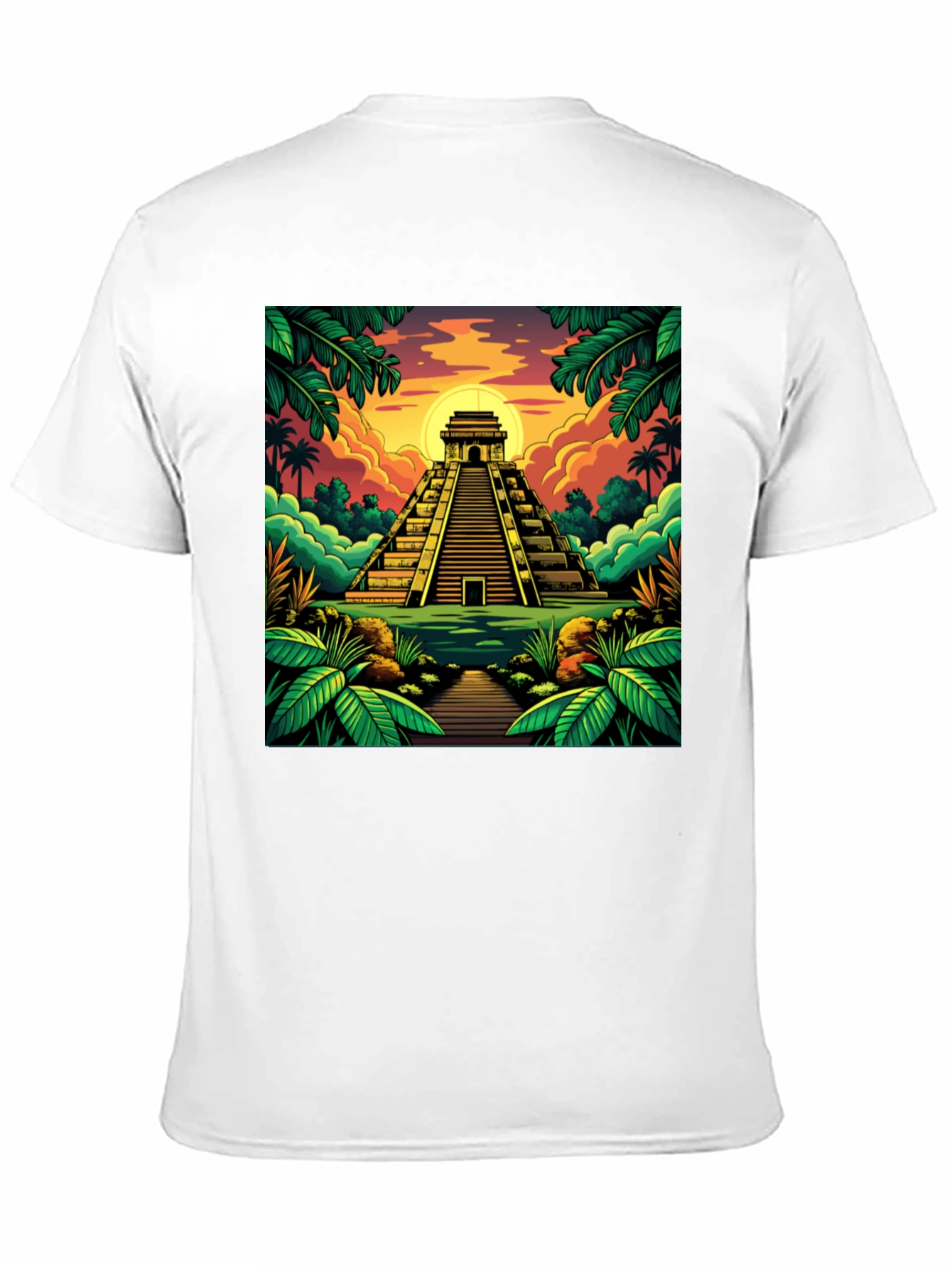 Mayan Pyramid T-Shirt: Tropical Adventure