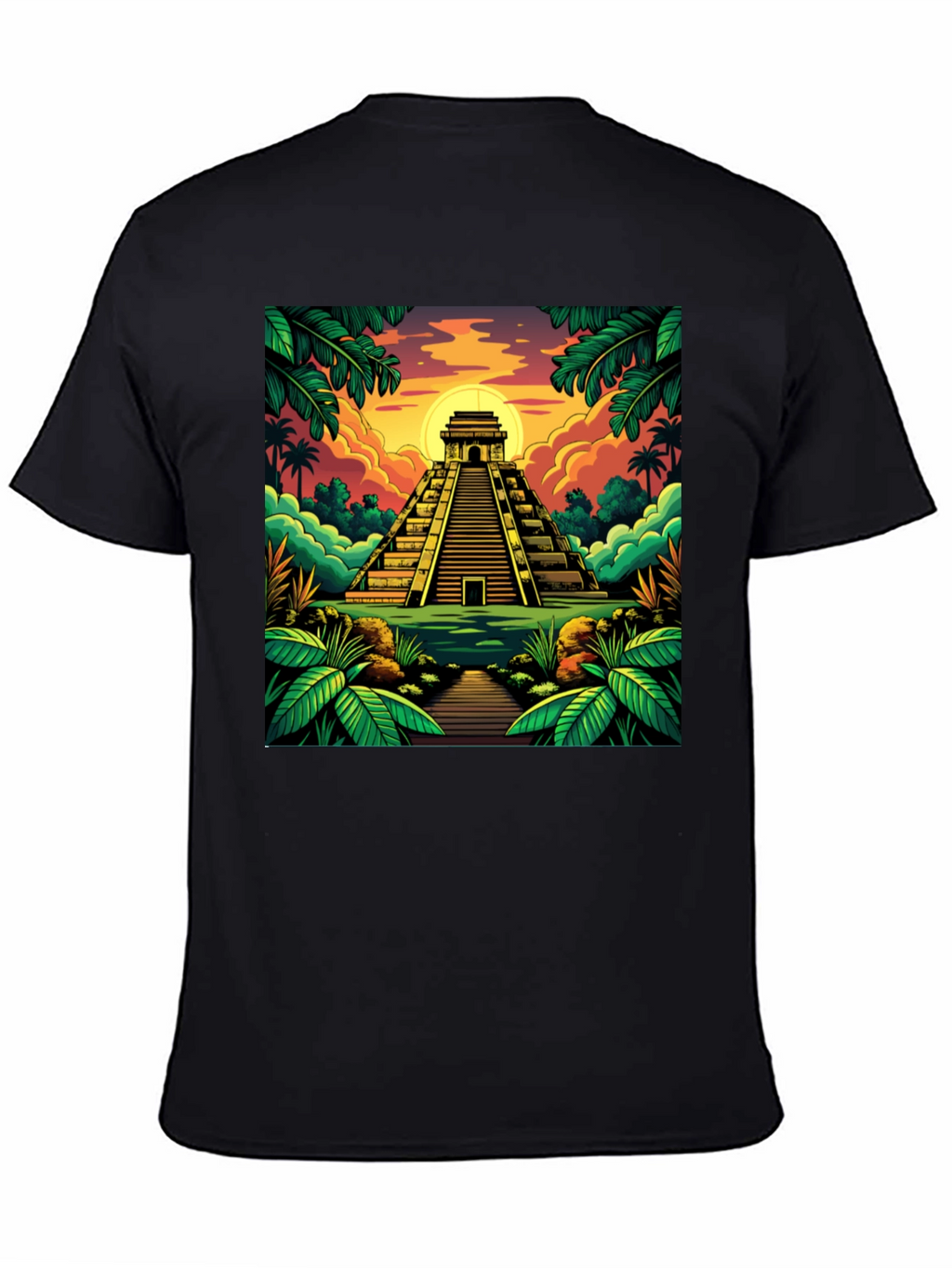 Mayan Pyramid T-Shirt: Tropical Adventure