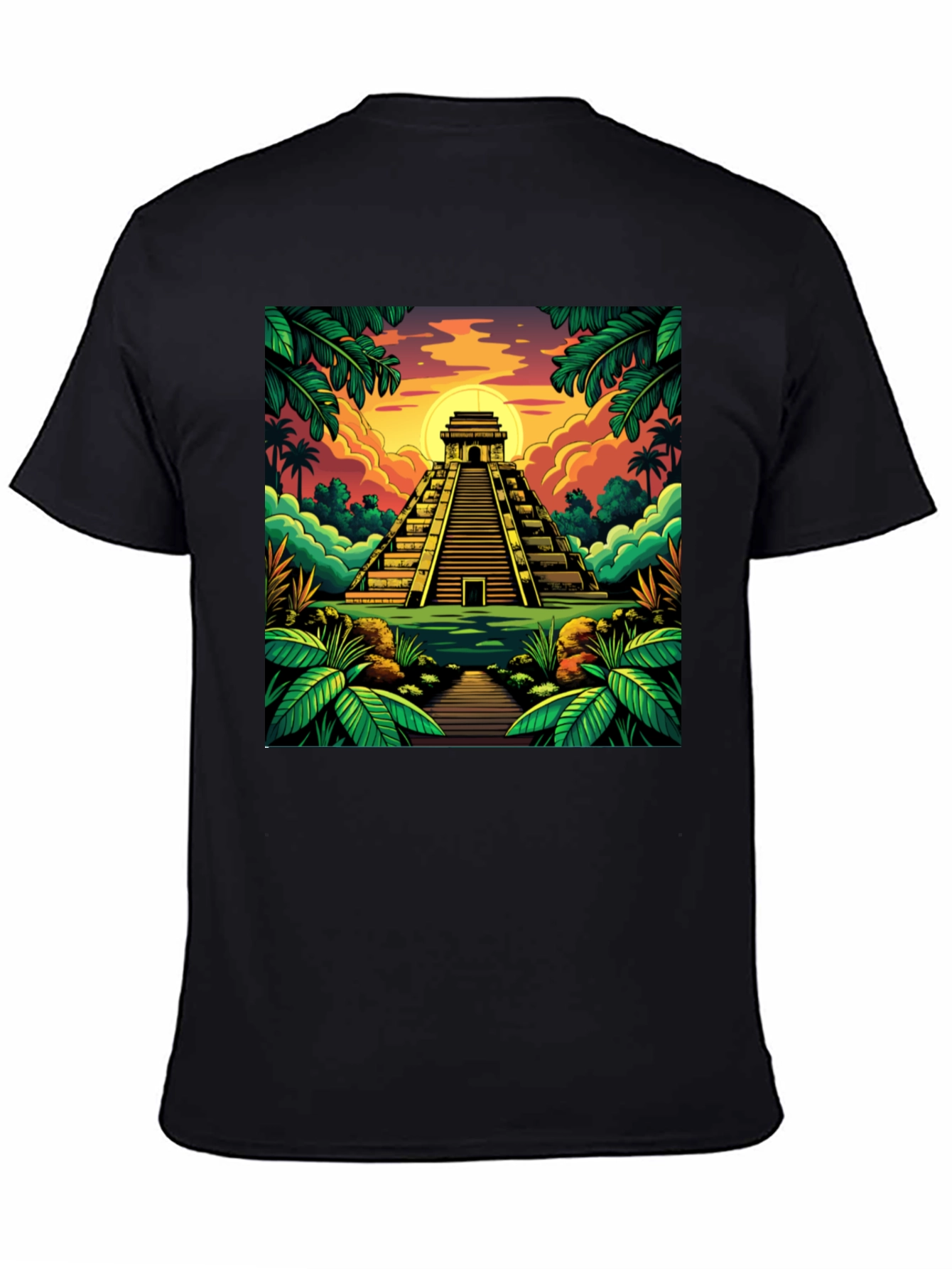 Mayan Pyramid T-Shirt: Tropical Adventure