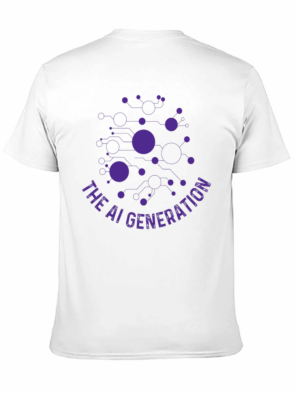 The AI Generation Black Graphic T-Shirt