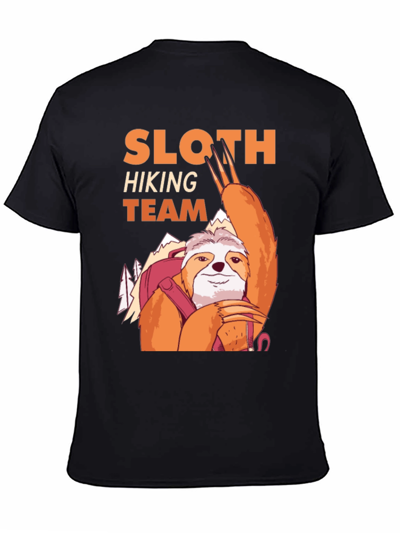 Sloth Hiking Team Graphic Tee - Adventure Ready