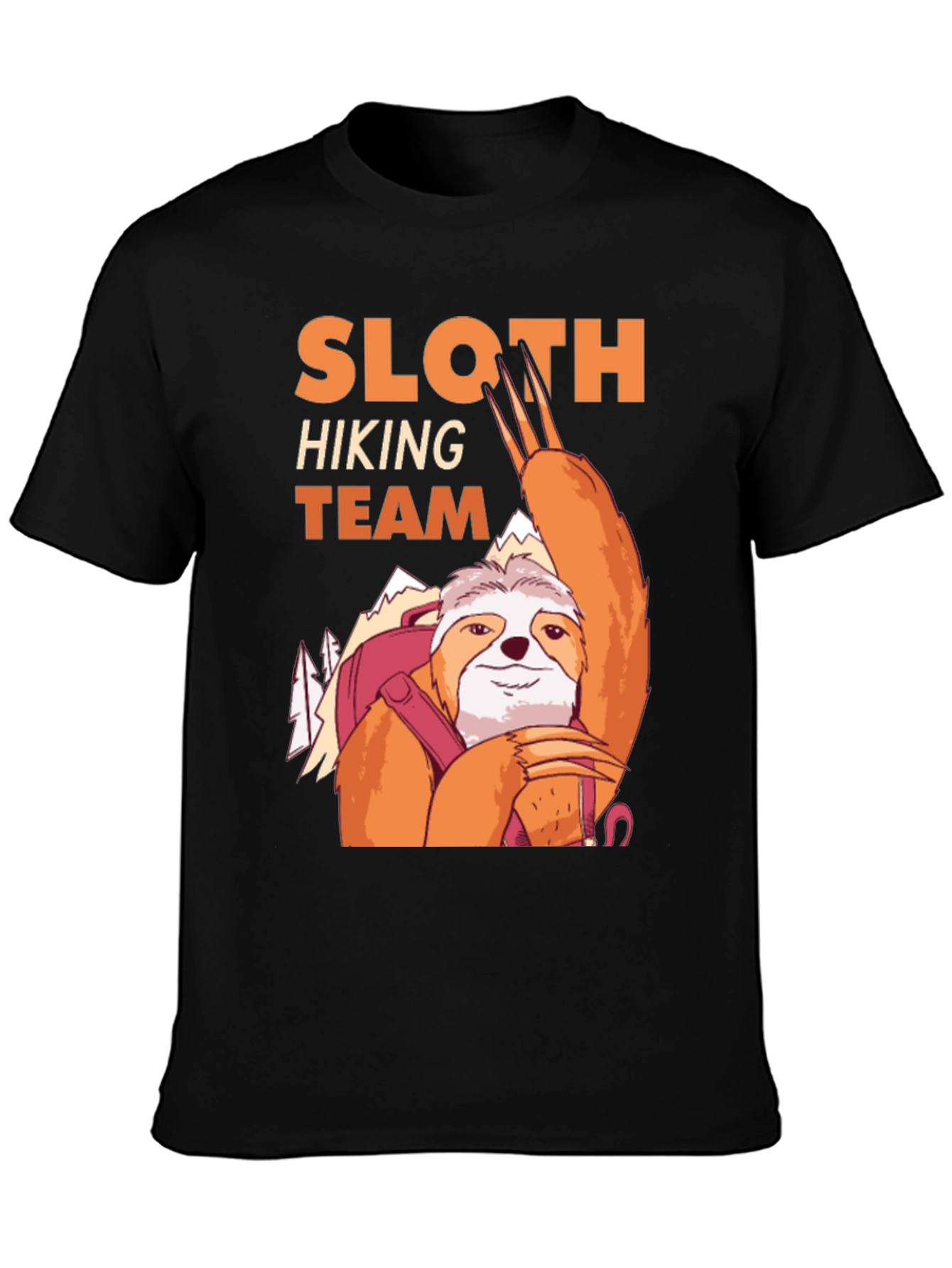 Sloth Hiking Team Graphic Tee - Adventure Ready
