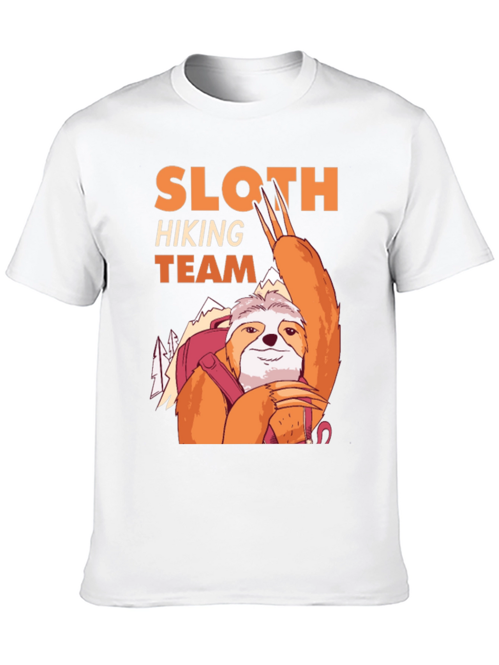 Sloth Hiking Team Graphic Tee - Adventure Ready