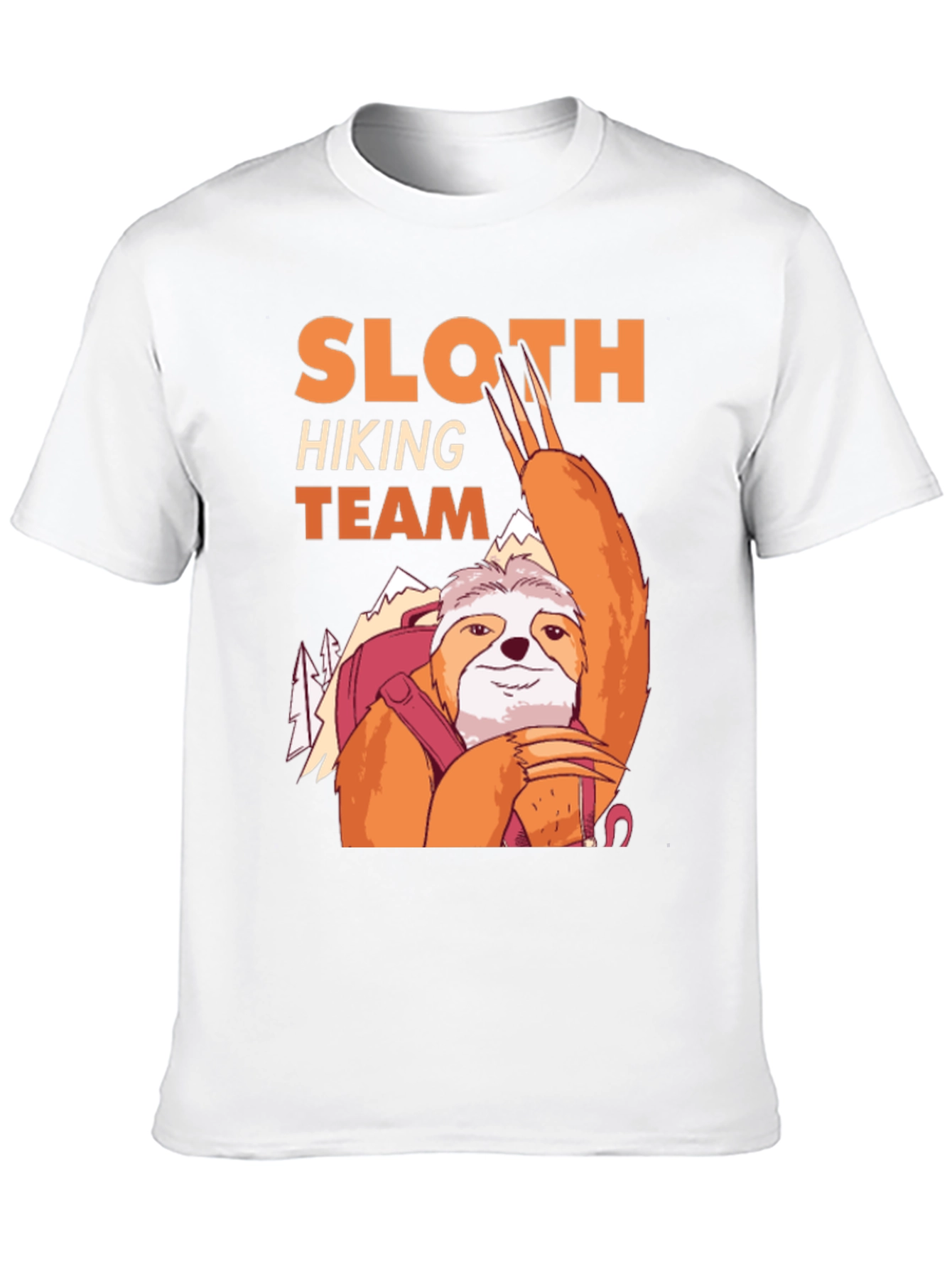 Sloth Hiking Team Graphic Tee - Adventure Ready