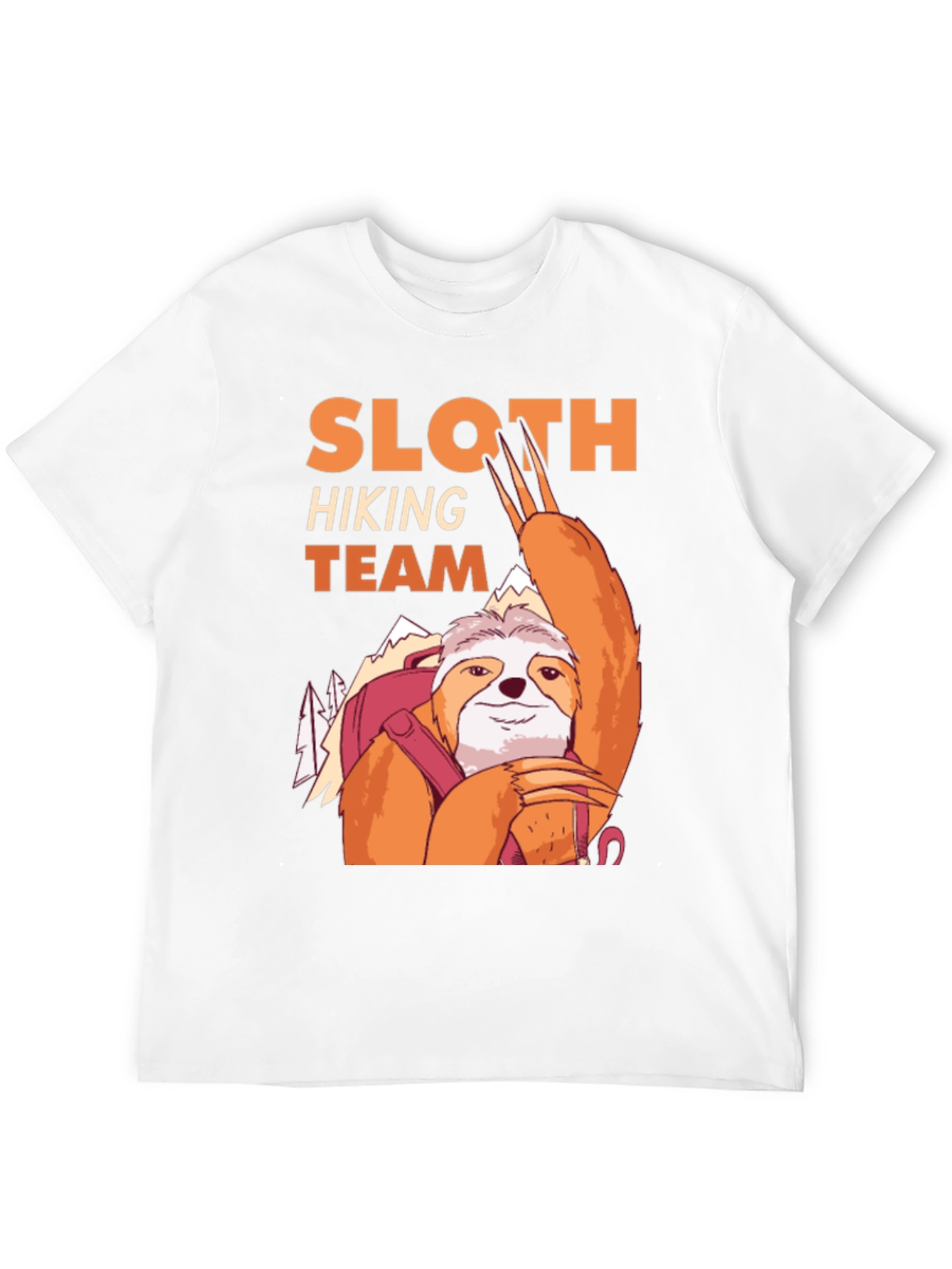 Sloth Hiking Team Graphic Tee - Adventure Ready